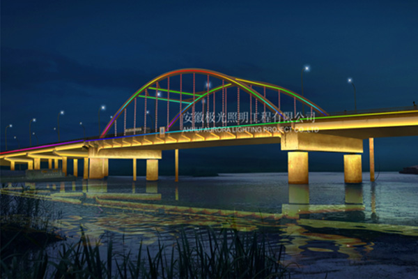 五河縣新澮河大橋亮化項目