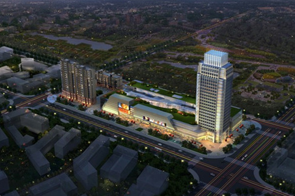 安鹽（yán）曲陽國際廣場亮化項目（mù）