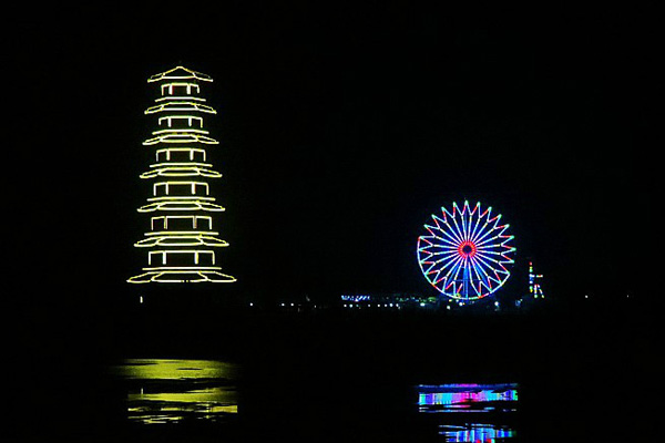 廣德濱河（hé）公園景觀（guān）亮化項目